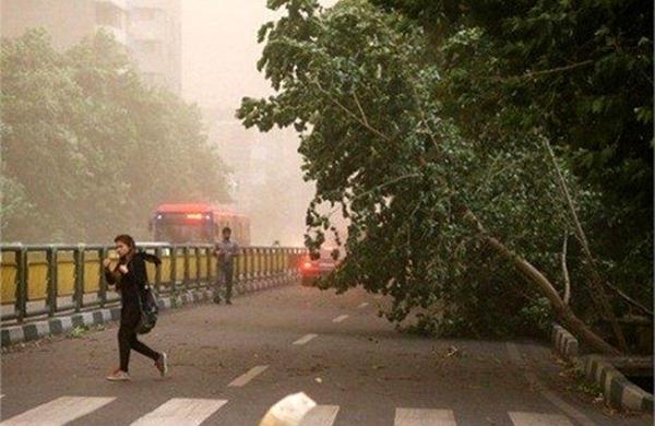 هشدار هواشناسی؛ باد شدید و گرد و خاک در راه تهران