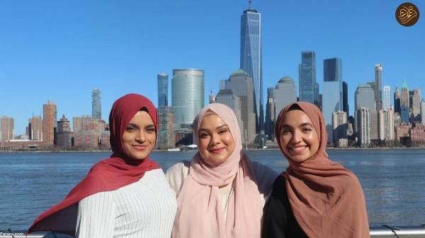 سه تیستر زن در جستجوی غذا های حلال نیویورک